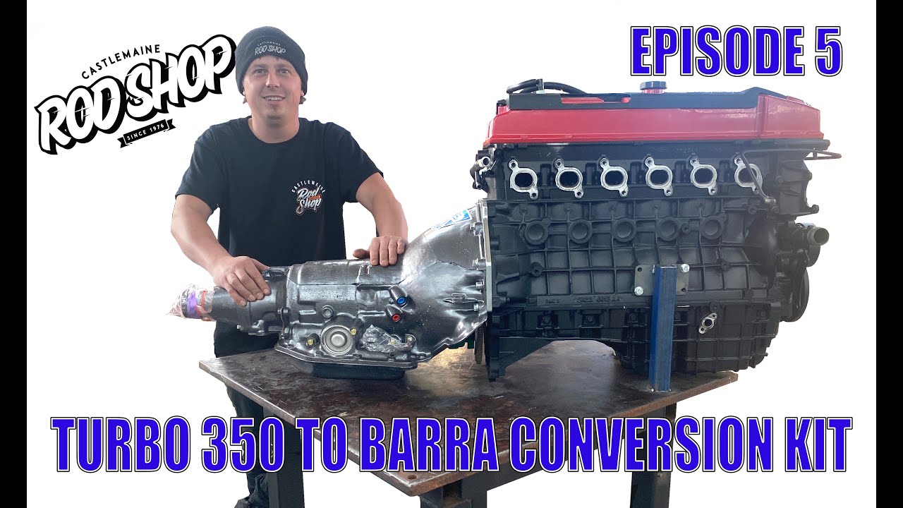 XF Falcon Barra swap - EP 5 , Barra to GM T350 auto Adapter plate kit