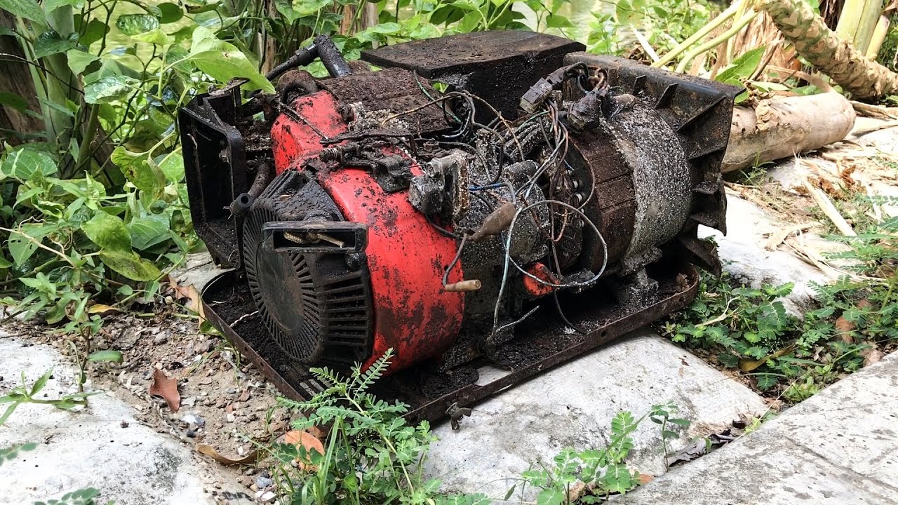 Restoration MITSUBISHI SGE 1000M Generator | Restore Portable Generator
