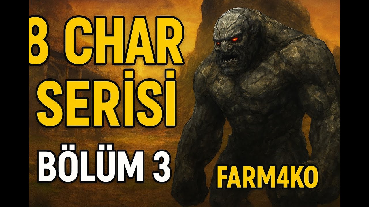 • Knight Online | 8 Char Serisi #3 ⚔ Titan Slotu Taksi Hizmeti 🚖 | Farm4KO