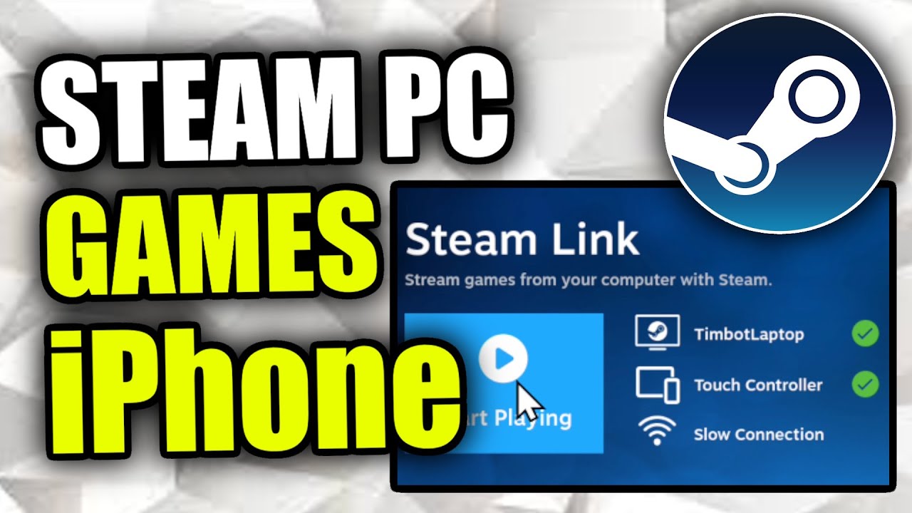 Как играть в игры Steam для ПК на iPhone с помощью STEAM LINK (удалённое воспроизведение)