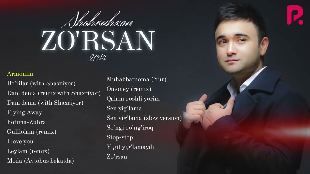 Shohruhxon - Zo'rsan nomli albom dasturi 2014