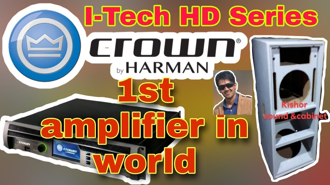 Crown Amplifier I Tech HD Series iT 500 HD iT 9000 HD iT 12000 Hd