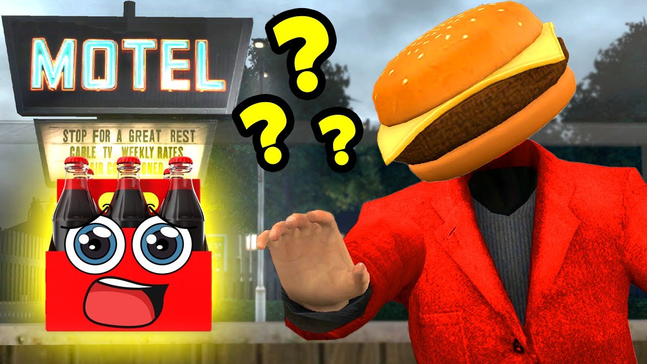 PROP HUNT with My Friends in a CREEPY Motel in Gmod! (Garry's Mod Multiplayer)