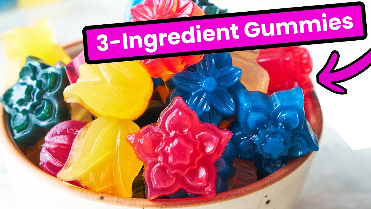 3-Ingredient Fruit Gummies (No Gelatin)