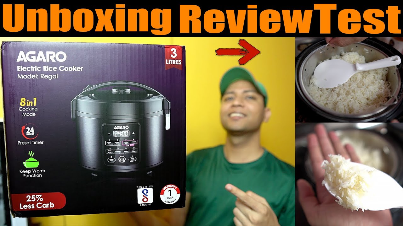 AGARO Regal Electric Rice Cooker/Multi Cooker Unboxing review & Test | Not just a rice cooker !