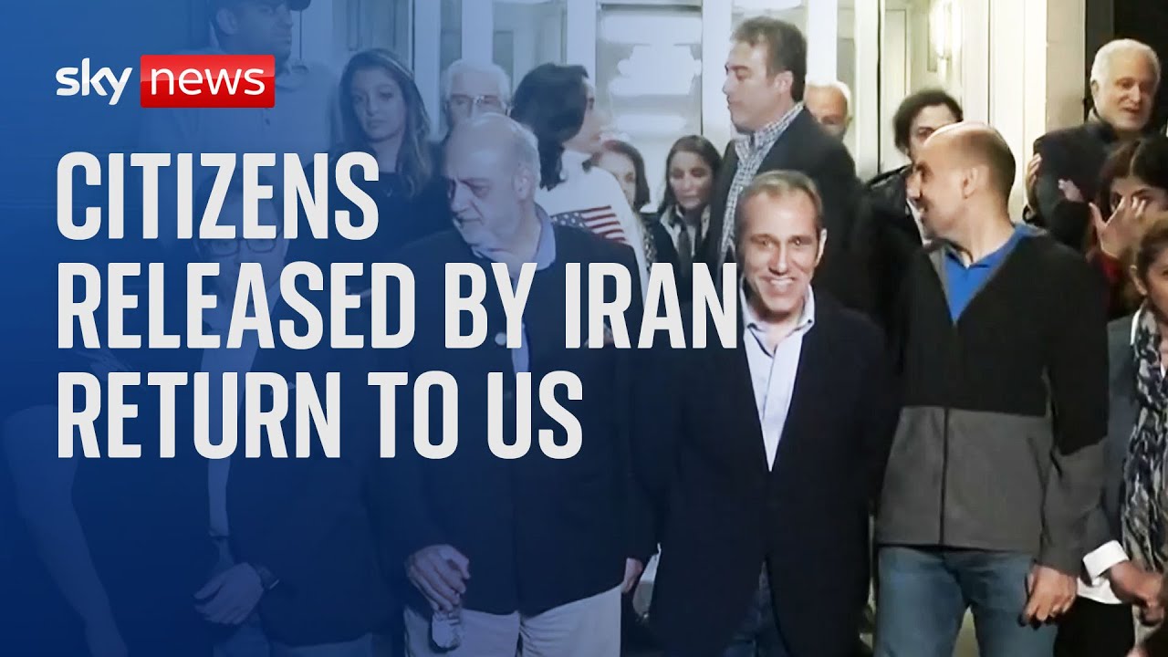 Iran detainees released in prisoner swap arrive in US