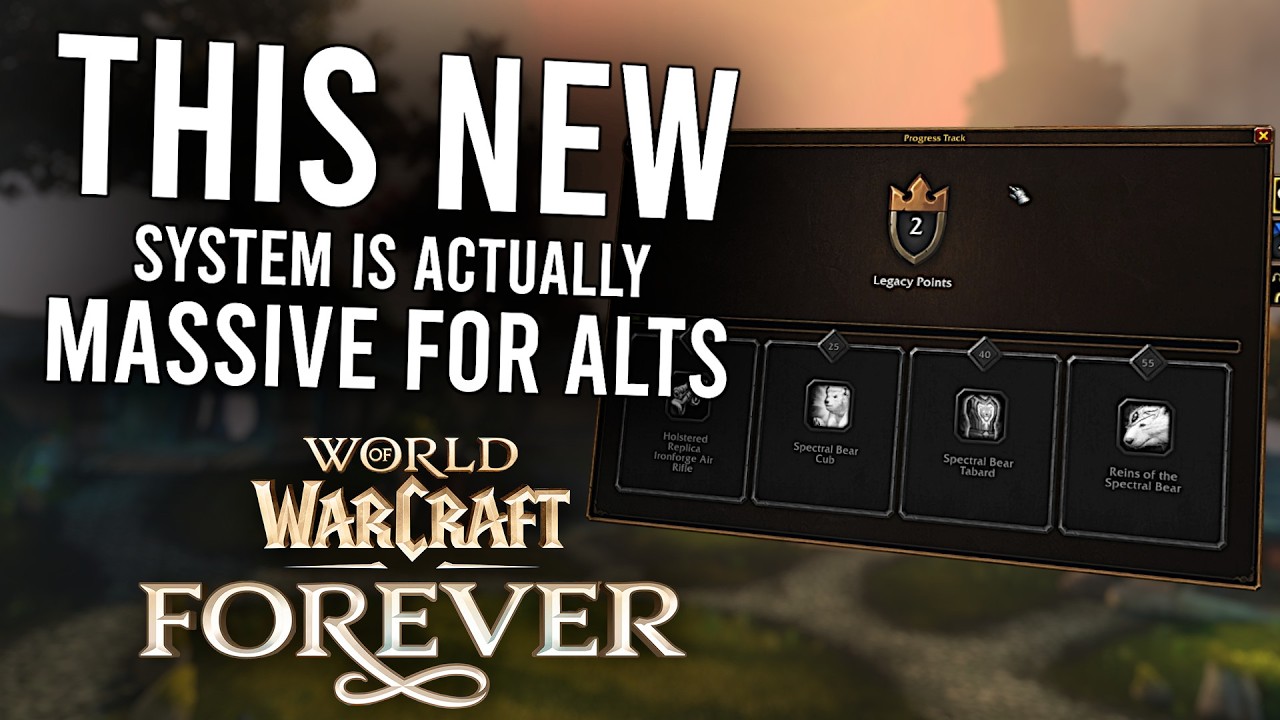 Новая система &laquo;Наследие&raquo; в WoW Forever меняет всё