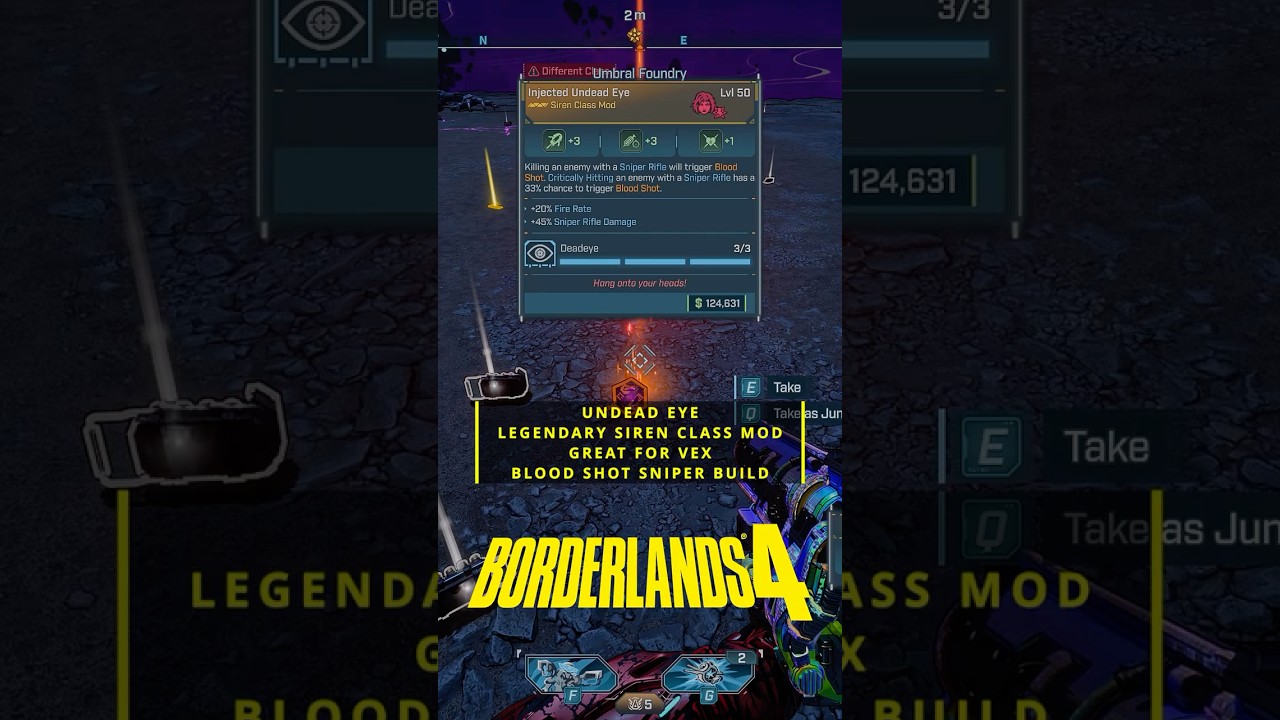 How to get the Undead Eye Siren Class Mod in Borderlands 4  #borderlandsgame #gamingguides