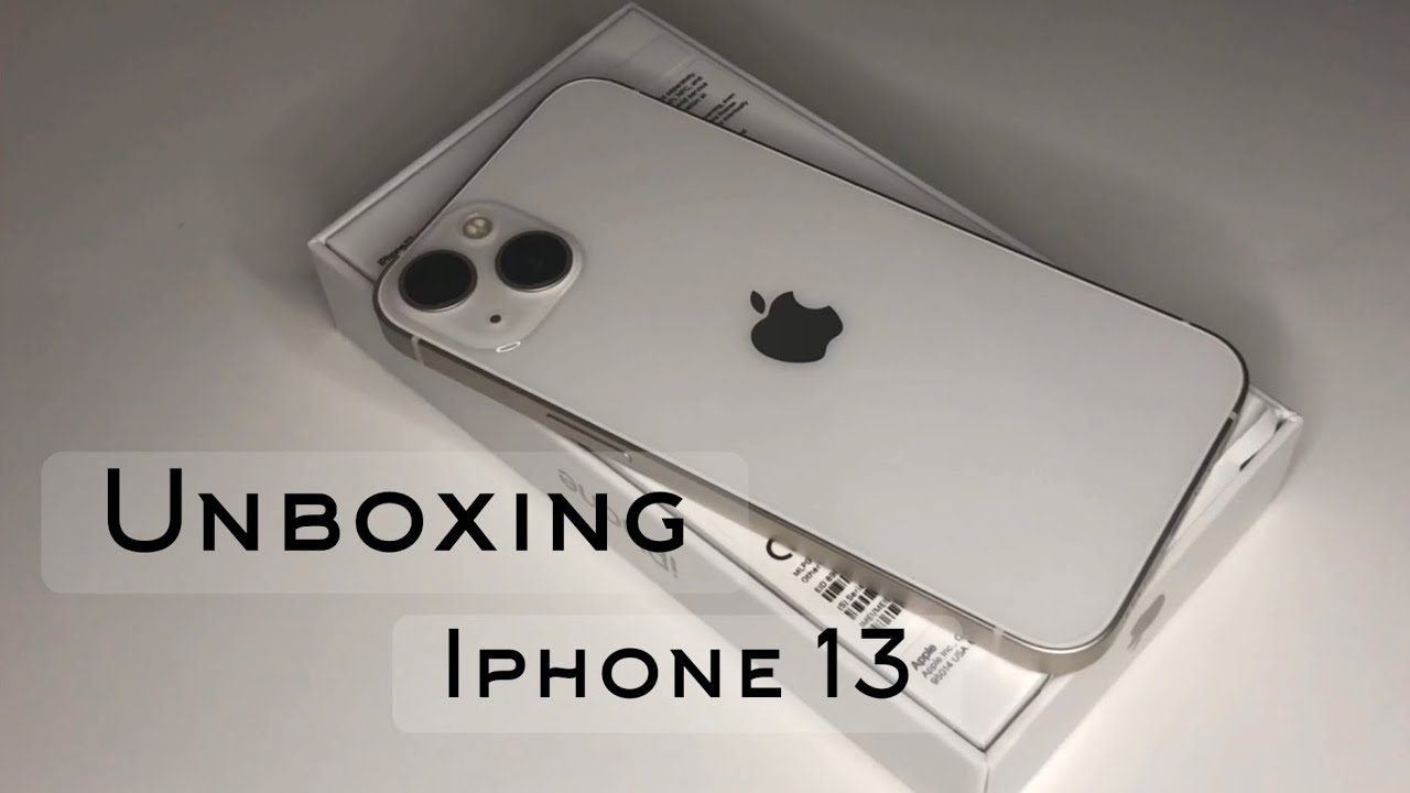 Iphone 13 Starlight unboxing and first impressions