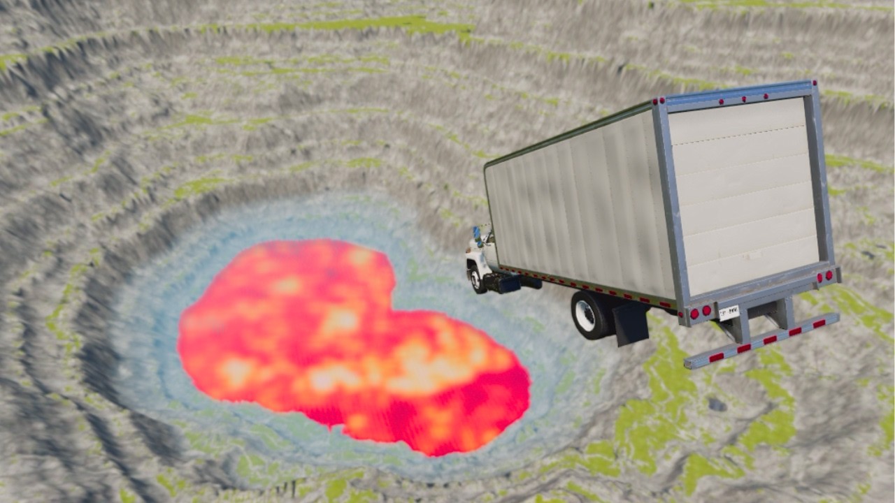 Realistic Leap Of Death Car Crash Jump #9 | BeamNG.Drive