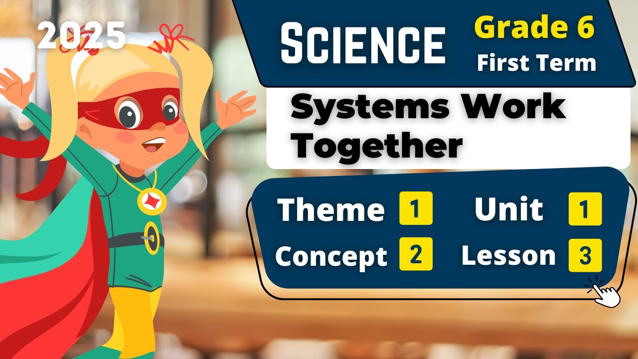 Systems Work Together  Grade 6  Unit 1 - Concept 2 - Lesson 3  Science