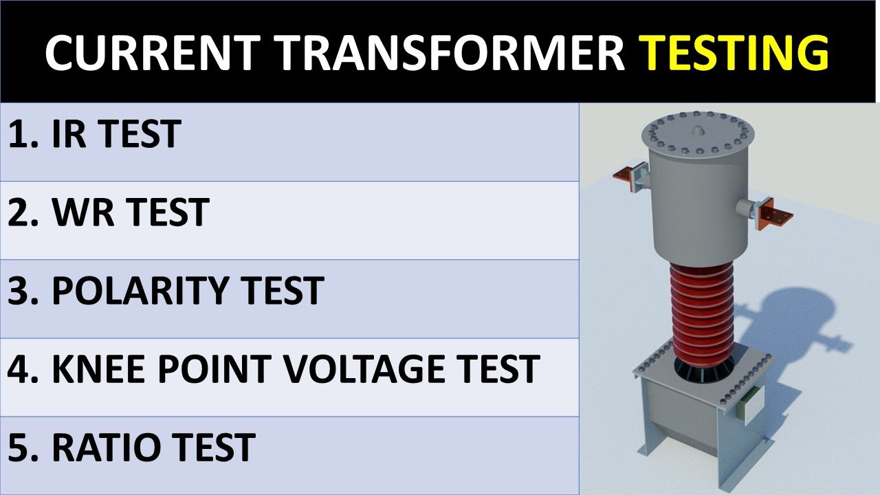 TESTING OF CURRENT TRANSFORMER