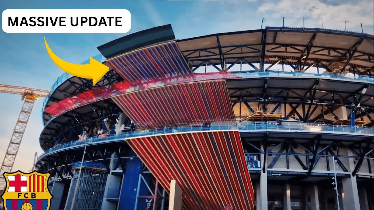 A New Phase Begins at Spotify Camp Nou | Structures Start Taking Shape