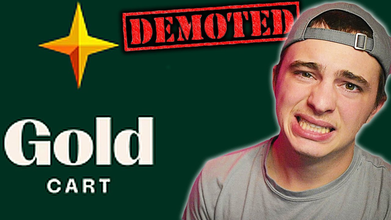 I Got DEMOTED To Gold Cart on INSTACART... (Emotional 😥)