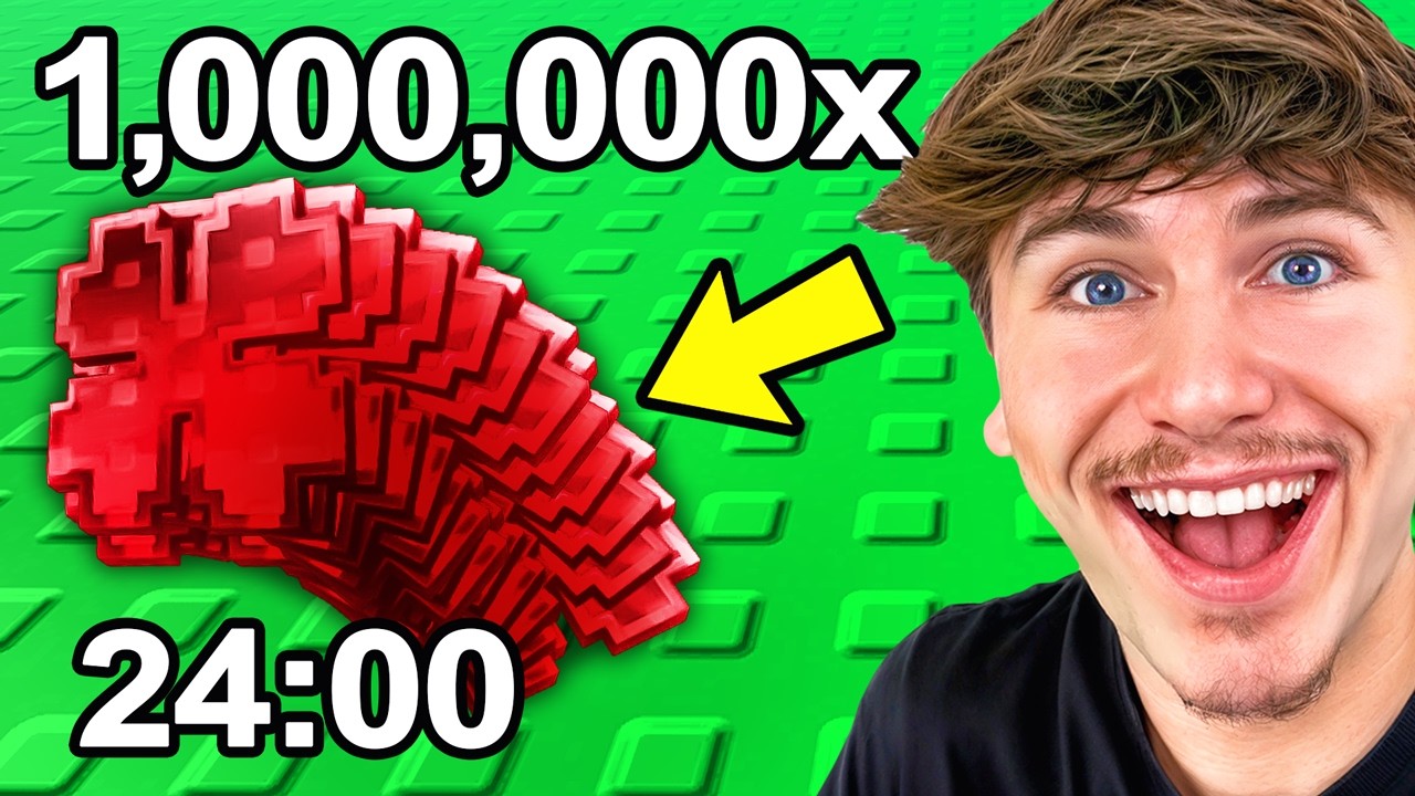 J’AI ACTIVÉ LA CHANCE x999 SUR STEAL A BRAINROT !! (Choqué) 