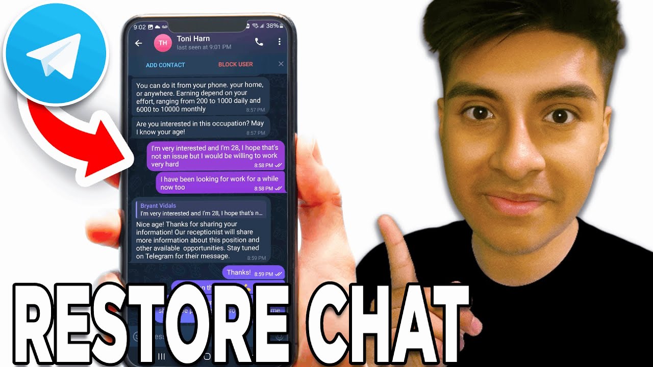 How To Restore Telegram Chat History! - Tutorial