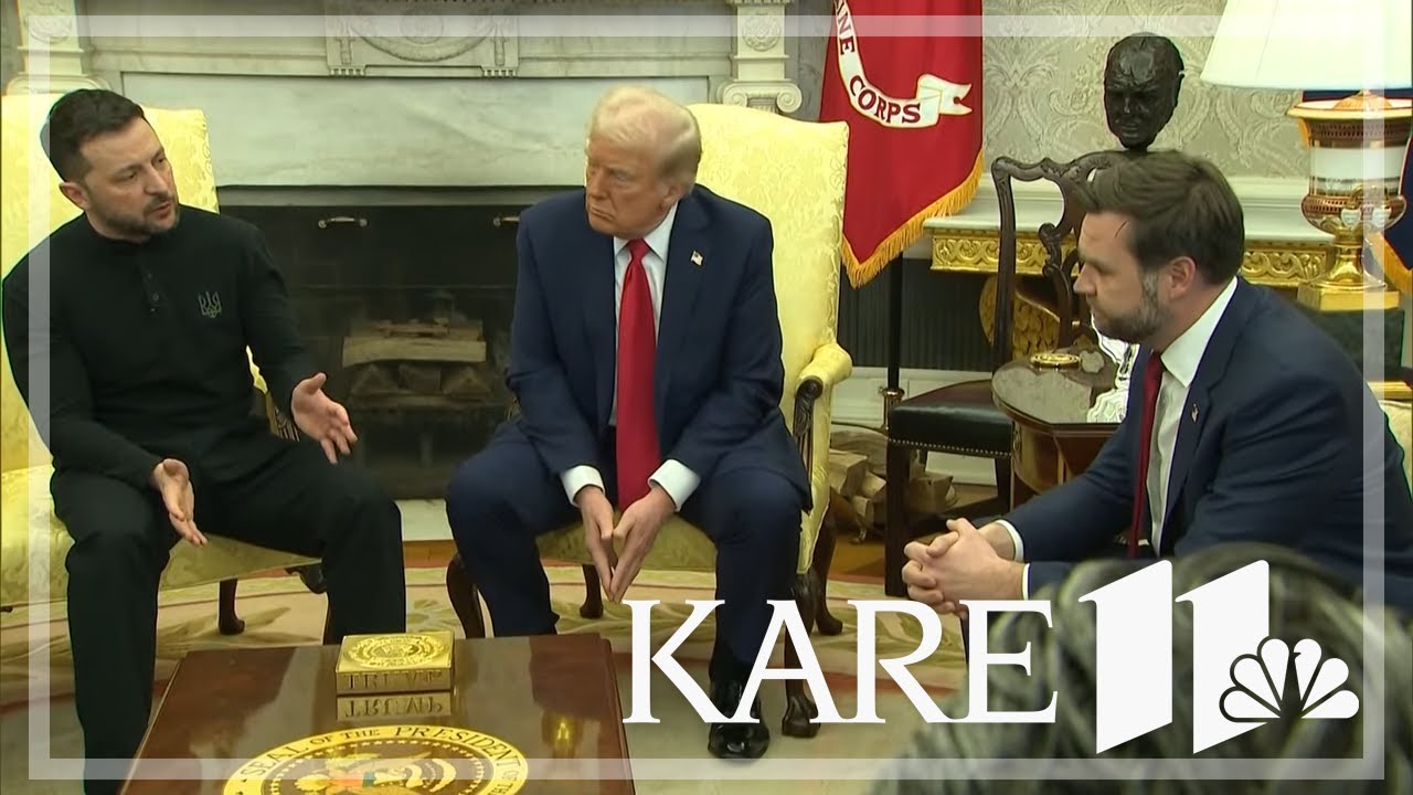 War in Ukraine: President Trump's Oval Office meeting with Ukraine's Zelenskyy gets heated