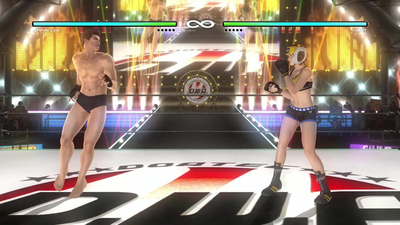 DEAD OR ALIVE 5 - Jann Lee VS Mila