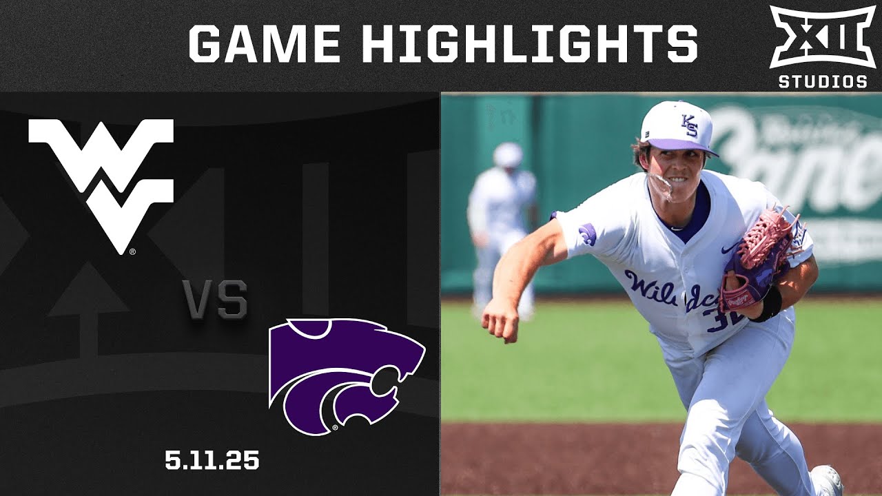 West Virginia vs. Kansas State (5.11.25) Highlights | 2025 Big 12 Baseball