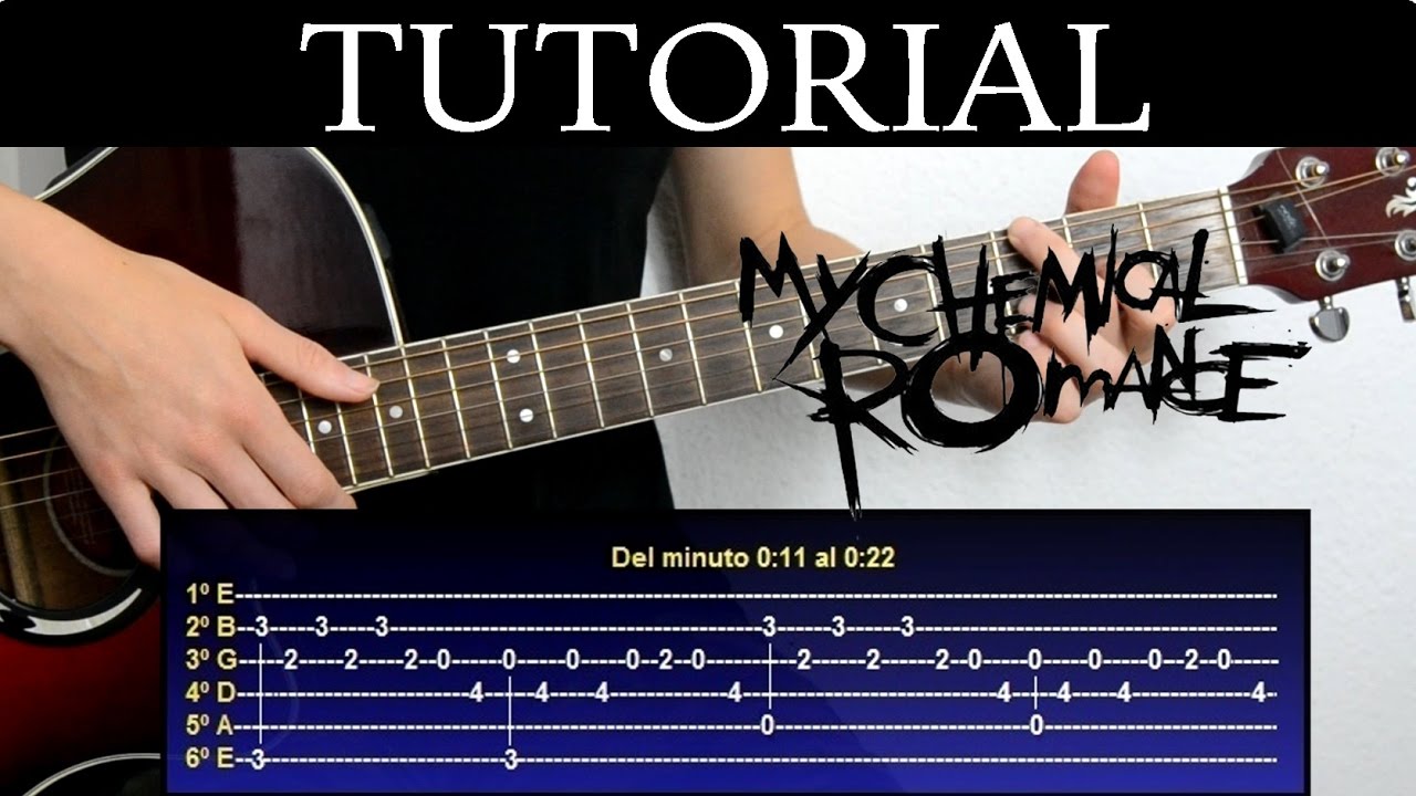 Cómo tocar Disenchanted de My chemical romance (Tutorial de Guitarra) / How to play