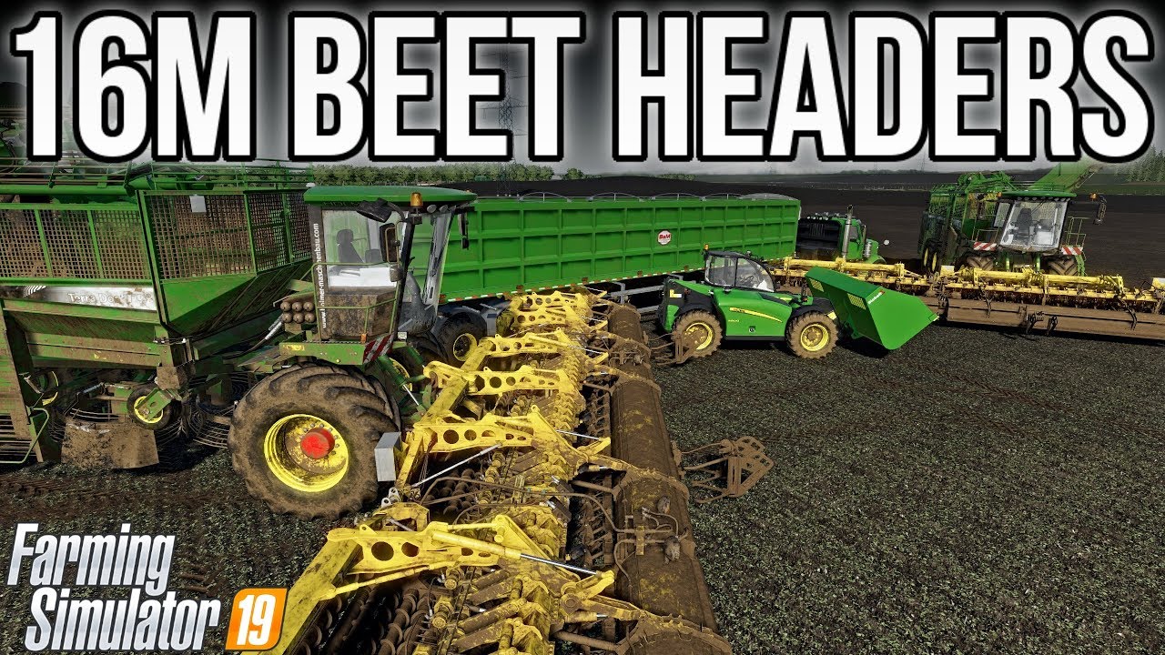 DAHL RANCH FS19! Awesome Unrealistic Sugar Beet Harvesting!