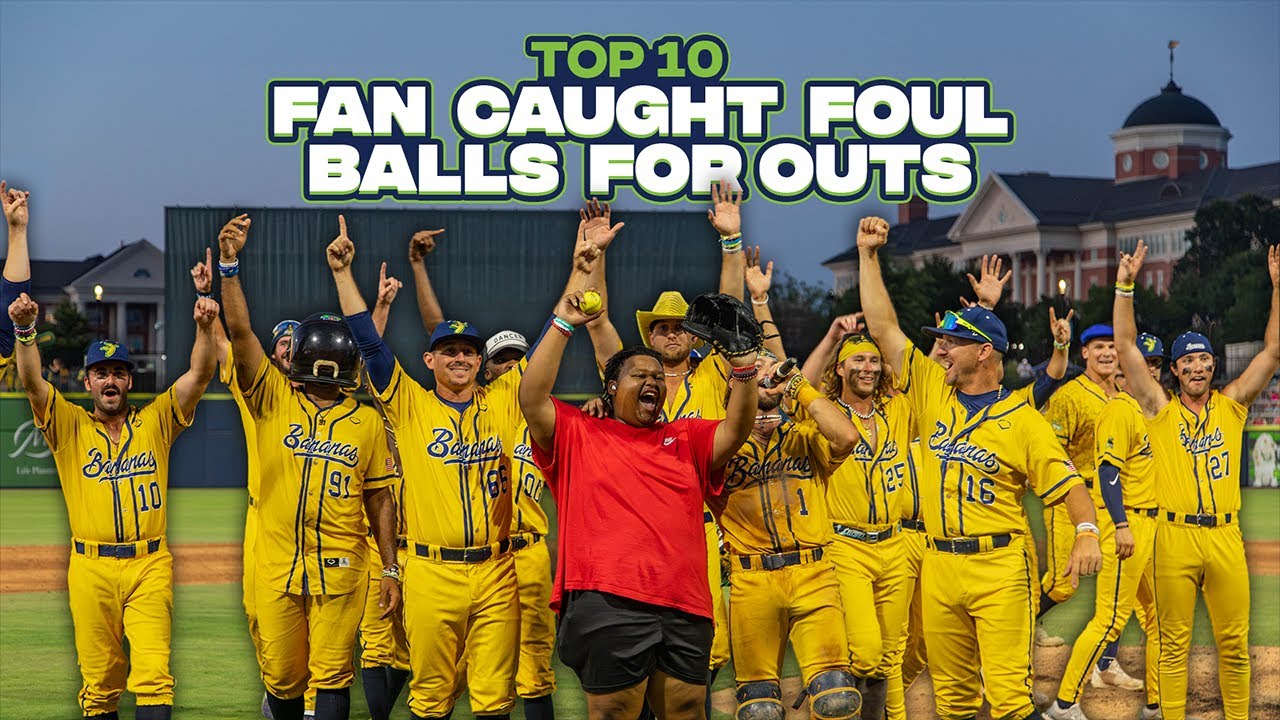 The Top 10 Fan-Caught Foul Balls for Outs in 2023 | Banana Ball