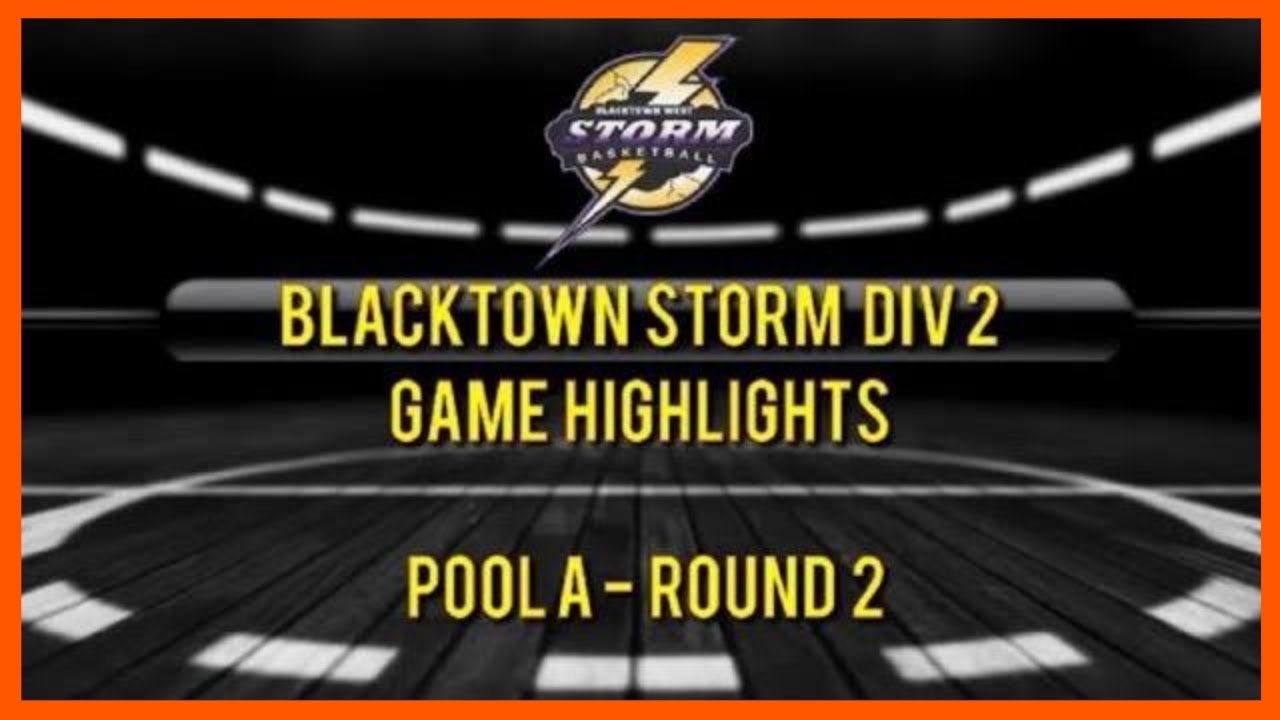 Blacktown Storm - Rd2 - Basketball Game Highlights | 2019 DIV 2 YOUTH MEN | Pool A
