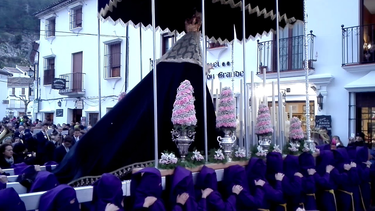 Nuestra Señora de los Dolores semana santa Grazalema 2018 ( imagenes manuel garcia castro )