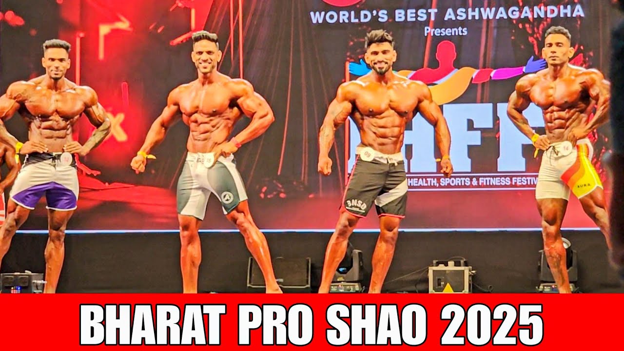 1st Call Out Mens Physique Bharat Pro Show 2025, Amit Agre , Rahul Fitness. delta Dilip.