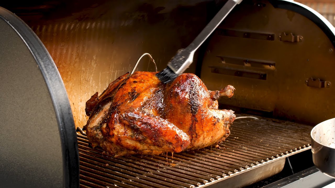 How to Smoke a Turkey on a Pellet Grill | Thanksgiving Recipe on a Traeger