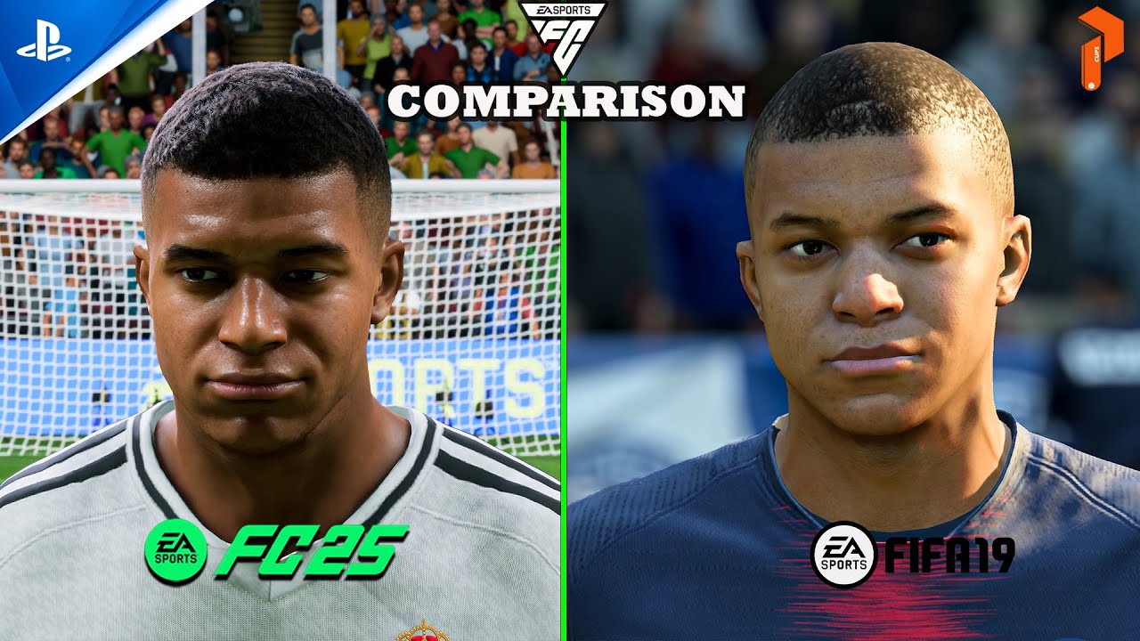 EASPORTS: A Comparison of FC 25 on PS5 and FIFA 19 (Gameplay, Graphics, Player Animation, and more!)