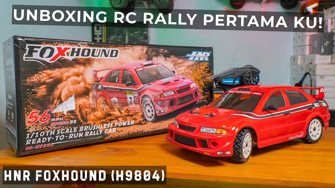 Persiapan Main Rally! Unboxing HNR Foxhound H9804 4WD Brushless Ready To Race RC Rally Skala 1/10