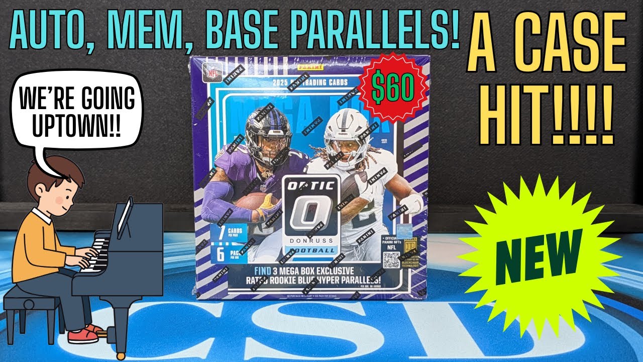 Обзор мегабокса Panini Donruss Optic Football 2025 года!!! Пфффф... Центр города-Шмаундтаун......