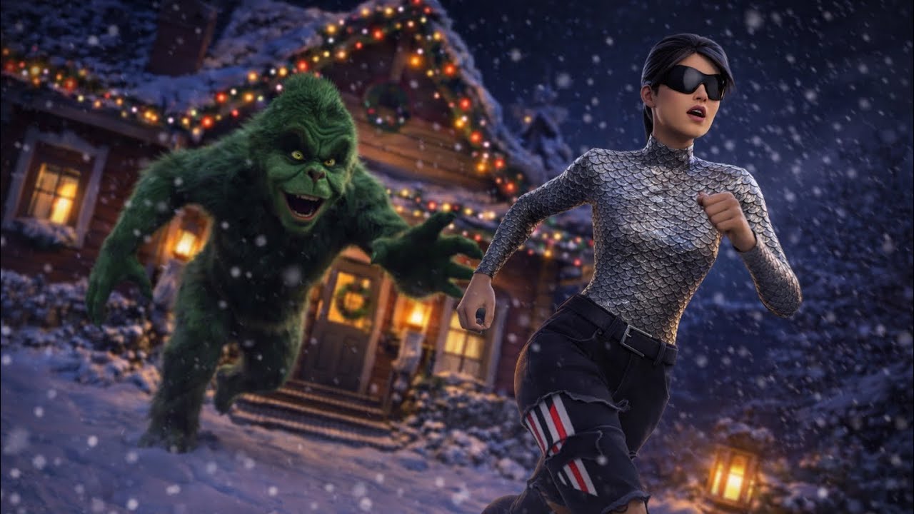 Straší nás grinch ve Fortnite (Horror)❄️😱😬