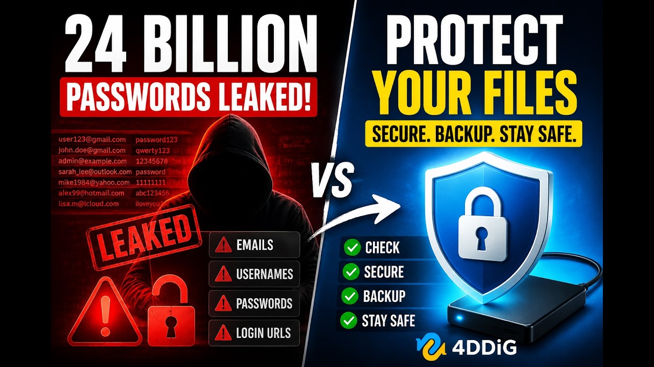24 Billion Passwords Exposed: How to Check If You're Affected | Protect Your Files