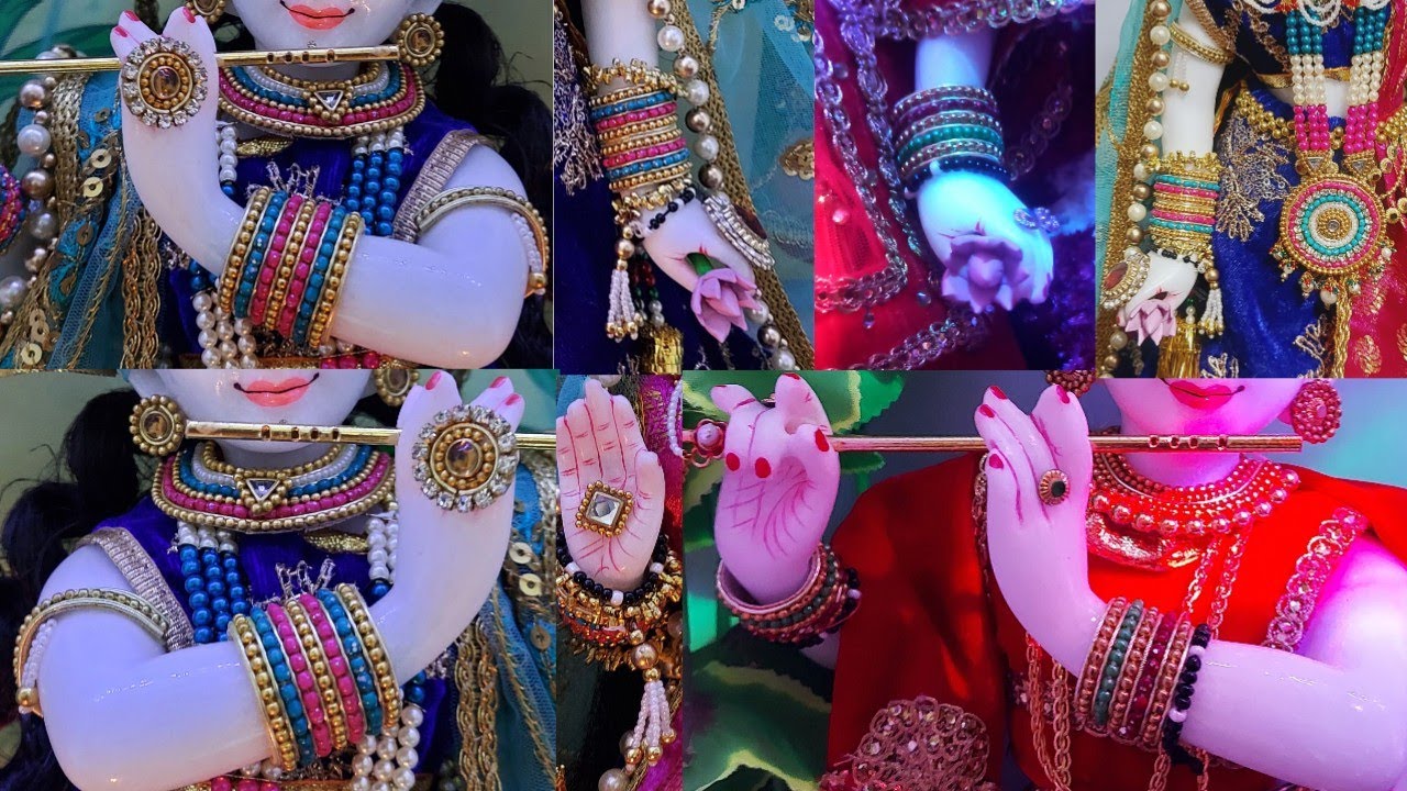 इस बसंतपंचमी/महाशिवरात्रि पर बनाए अपनी राधारानी ठाकुरजी के लिए ब्राइडल चूड़े/कंगन How To Make kangan