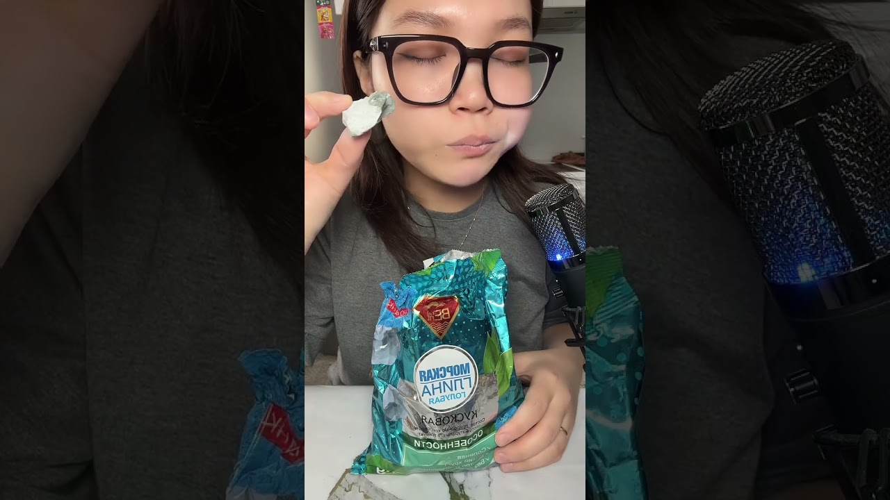 Морская Глина 🩵 АСМР ХРУСТ Глина #глина #асмр #asmr #кесек #морскаяглина #crunch #asmrcrunch