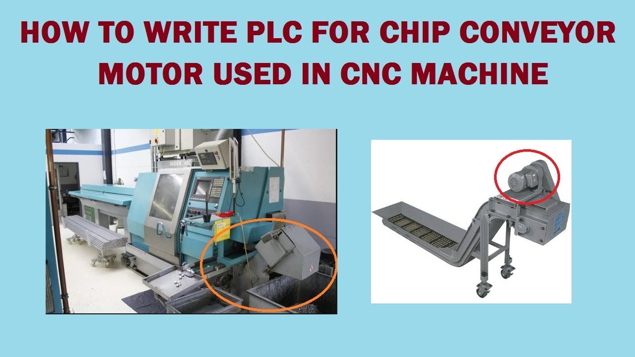 Chip conveyor motor PLC ladder logic | Fanuc Ladder Logic