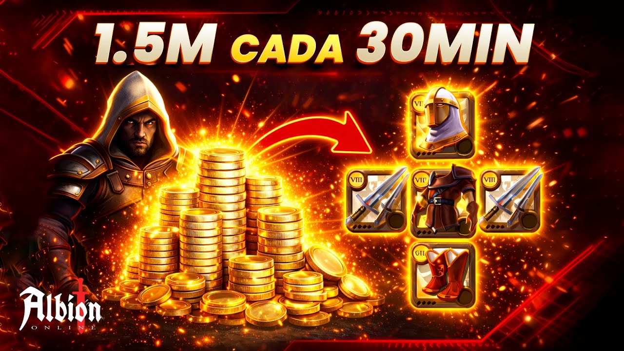 LA MEJOR BUILD PARA HACER SILVER RÁPIDO SI ERES NUEVO EN ALBION | DOS ESPADAS