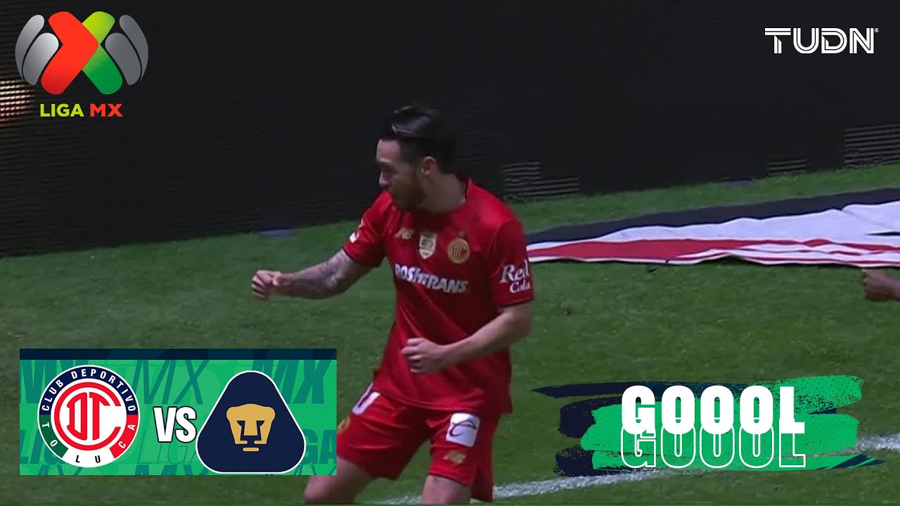 &iexcl;GOOOL! &lsquo;Canelo&rsquo; Angulo empata el partido I Toluca vs Pumas | Liga MX - J5 2025 | TUDN