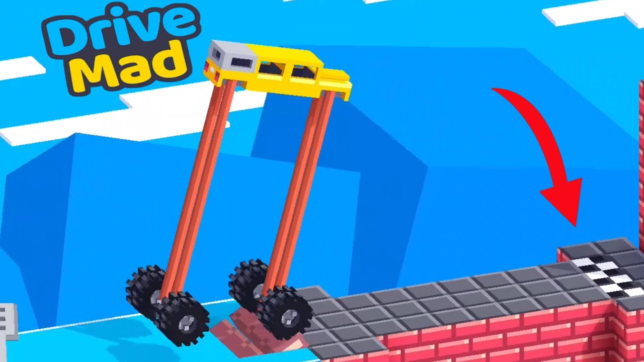 Drive Mad All Level GamePlay Walkthrough EPN 1#fancade #racing #gameplay 