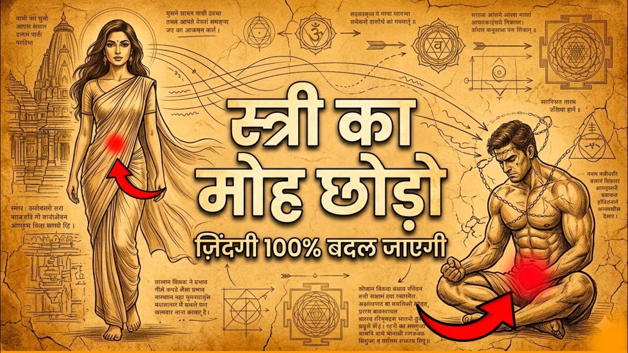 स्त्री मोह छोड़ो | यही एक गलती आदमी को अंदर से तोड़ देती है BRAHMCHARYA #brahmacharya 