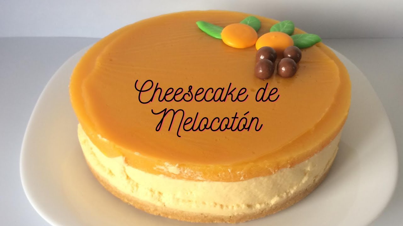 Cheesecake de Melocoton