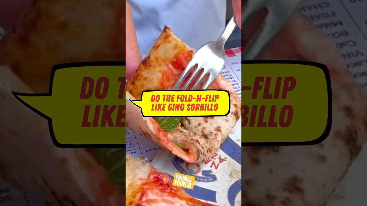 Fold-n-flip a Neapolitan slice like Gino Sorbillo