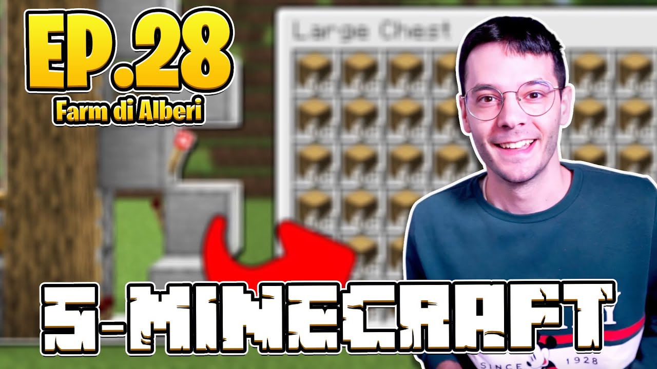 FARM DI ALBERI! Sminecraft ep.28!  Minecraft ITA #minecraft #minecraftita