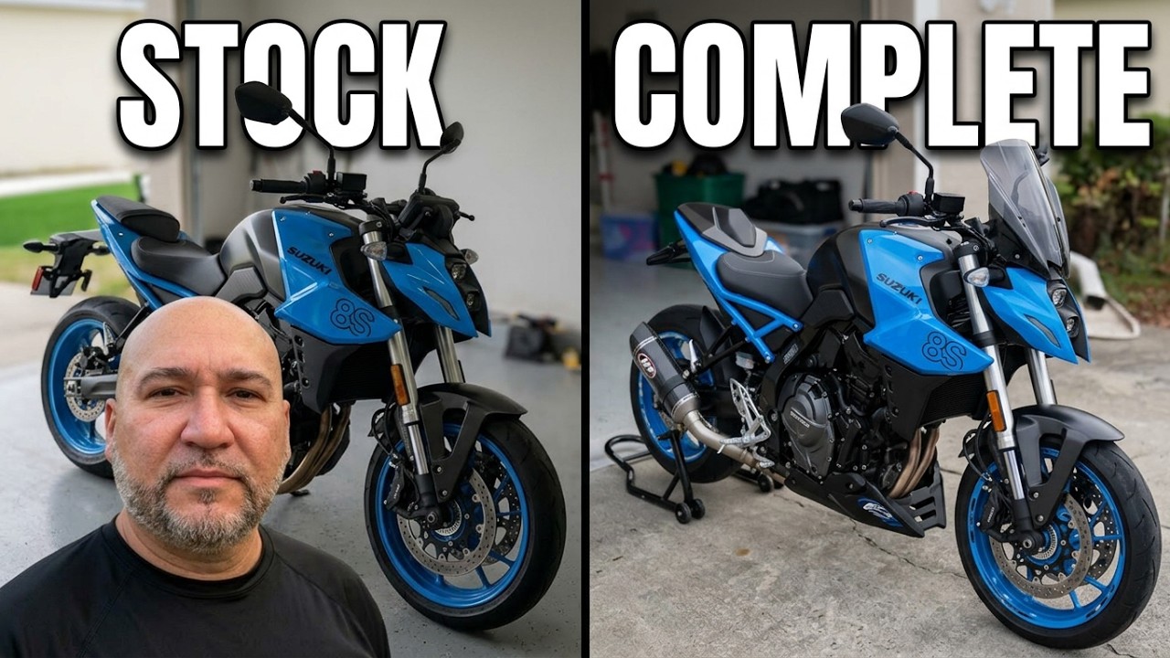 I'm done with my Suzuki GSX 8S