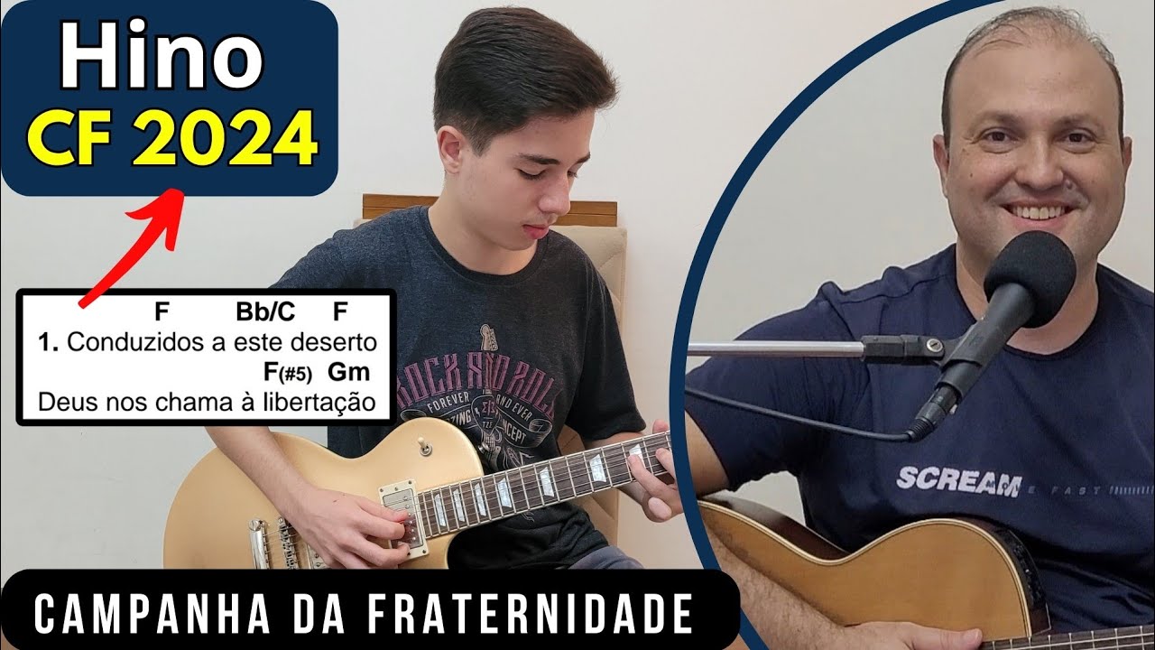 CONDUZIDOS A ESTE DESERTO Hino da CF 2024 Cifra Canto e Música da Campanha da Fraternidade