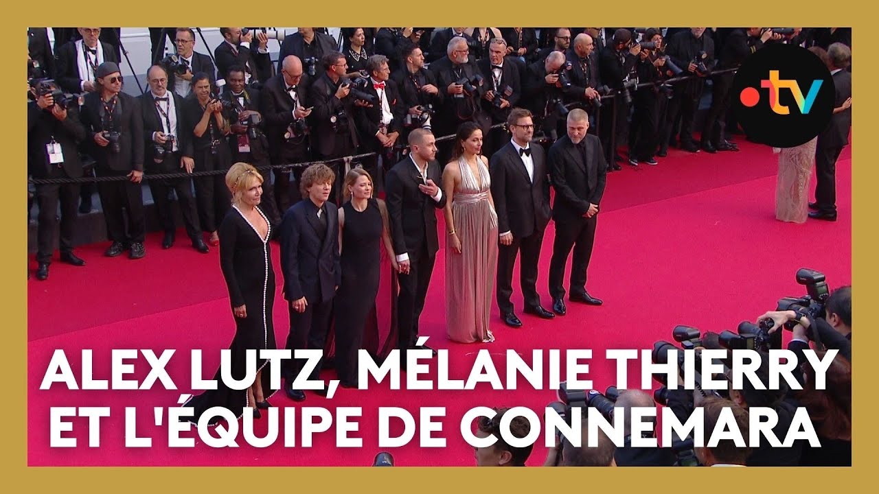 #Cannes2025. Alex Lutz, Mélanie Thierry... et toute l'équipe de Connemara sur le tapis rouge
