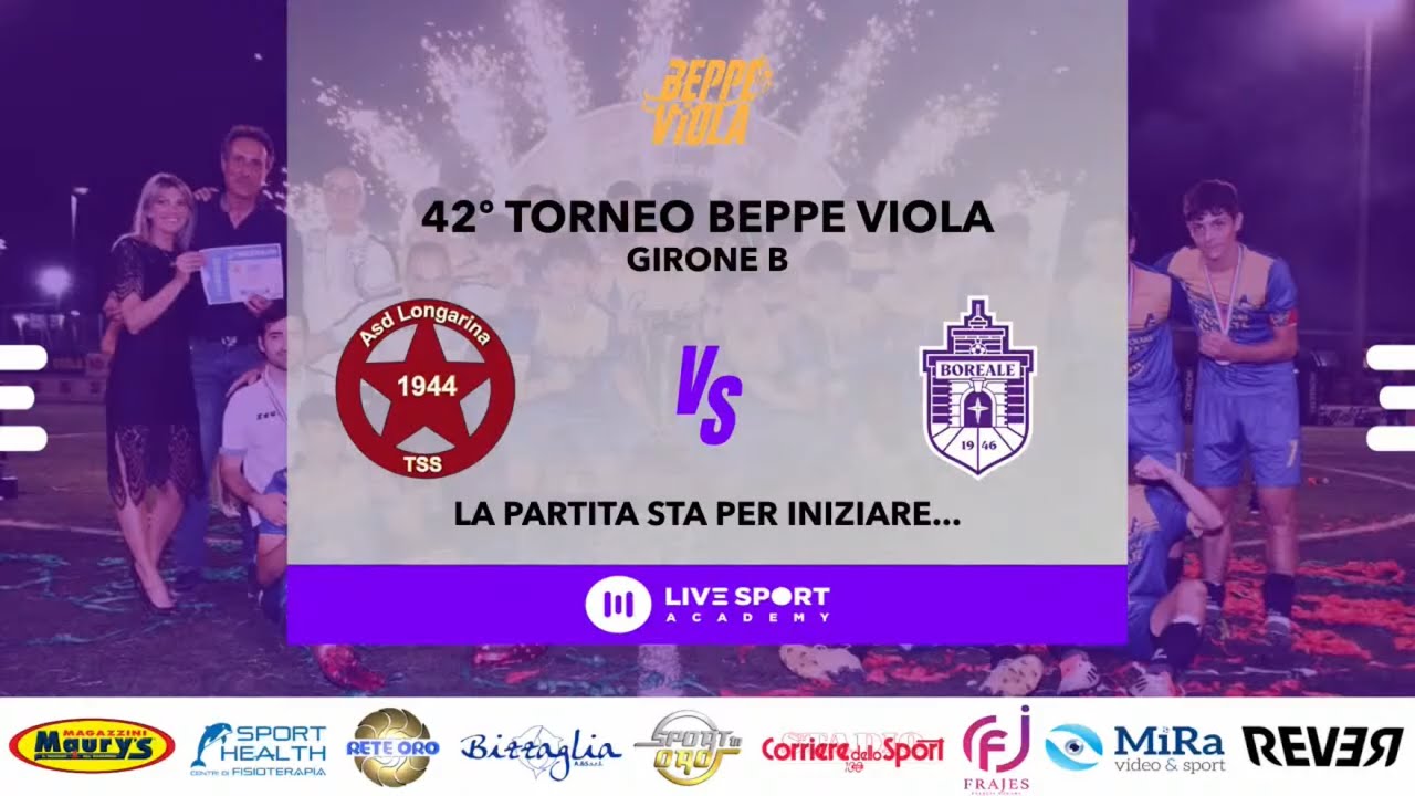 Diretta 42º Torneo Beppe Viola - GIRONE B: Longarina TSS vs Boreale.