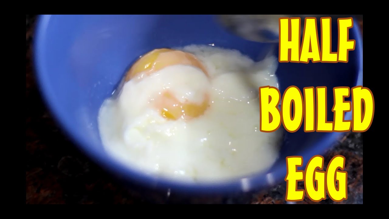 How To Make The 'PERFECT' Half Boiled Egg